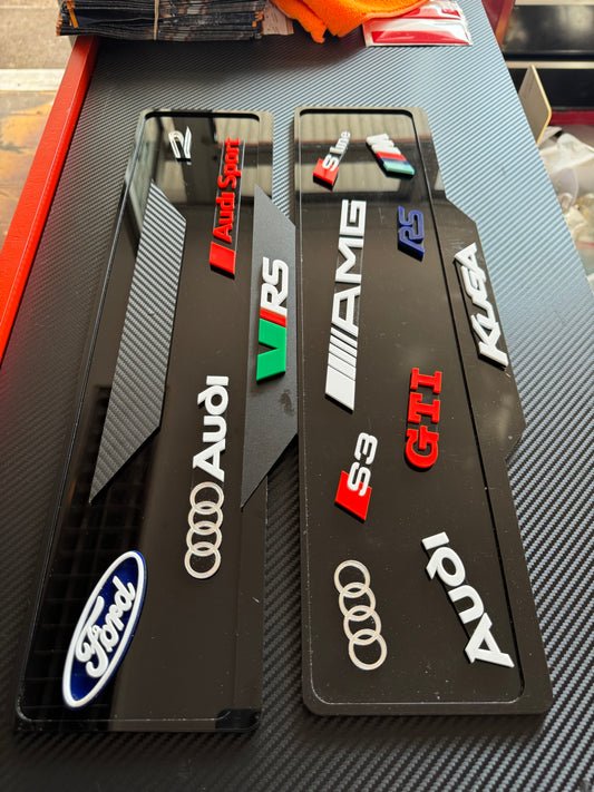 Designer plate holders