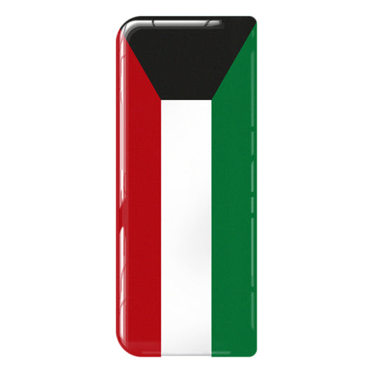 Kuwait 3D Gel Number Plate Flag Badge | Premium Show Edition