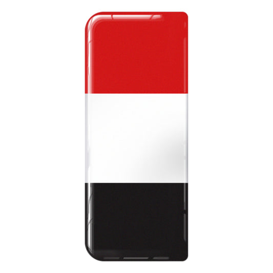 Yemen 3D Gel Number Plate Flag Badge | Premium Show Edition