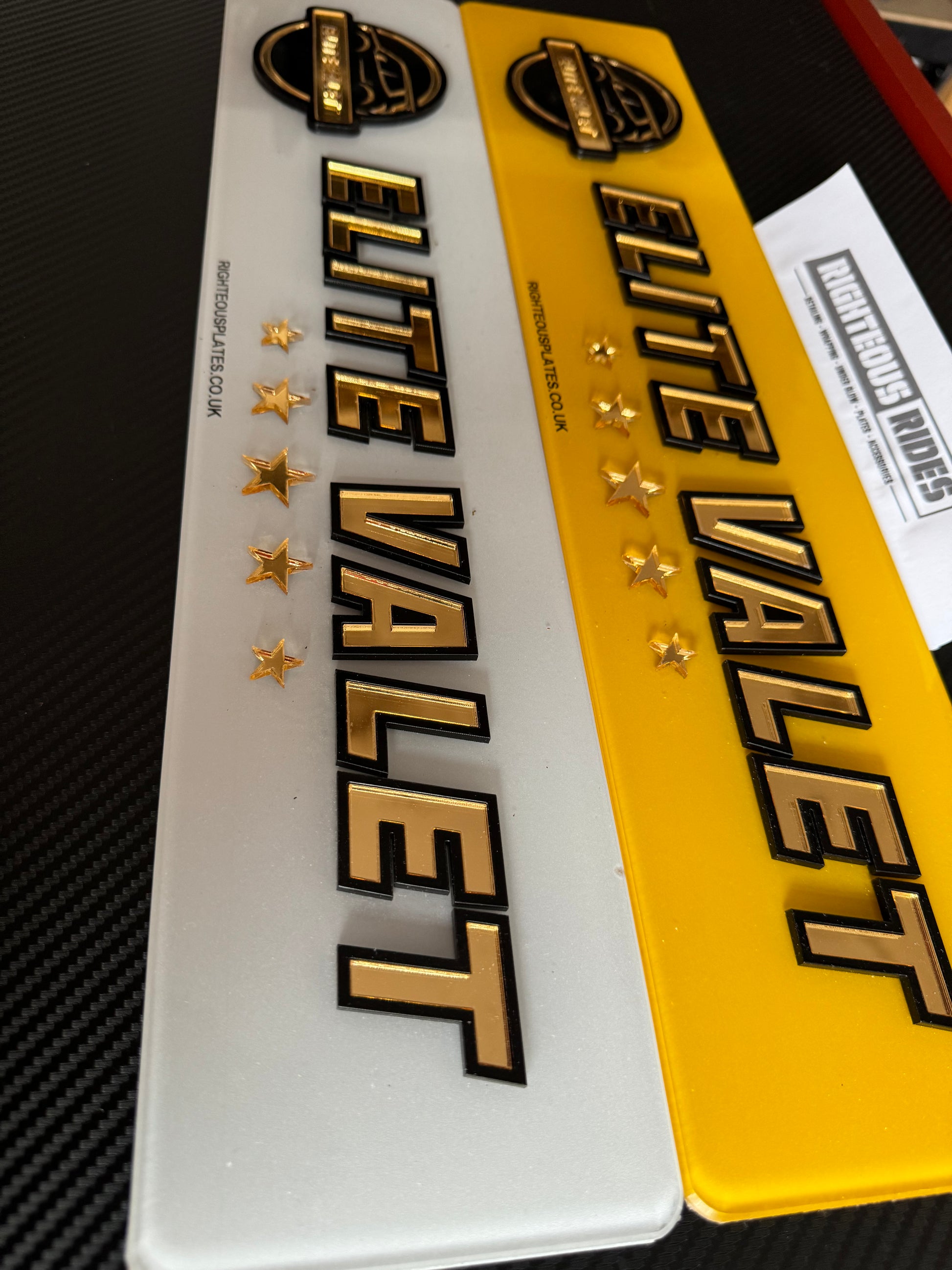 Custom Business Logo Show Plates | Premium Trade & Detailing Plates