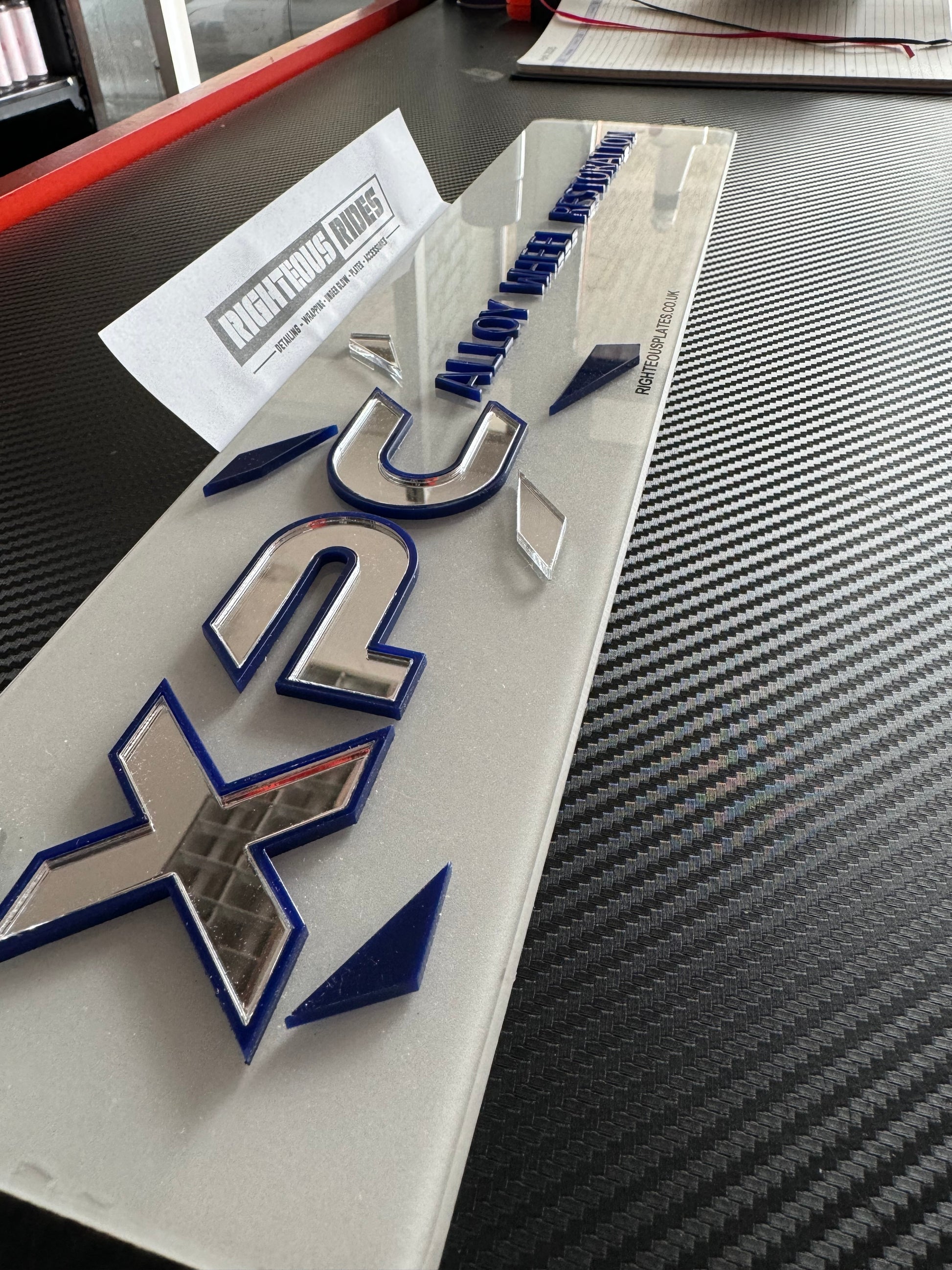 Custom Business Logo Show Plates | Premium Trade & Detailing Plates