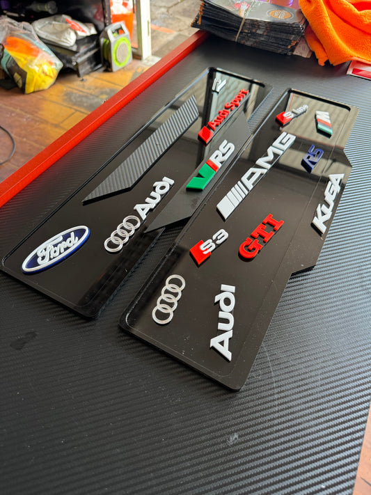 Designer plate holders