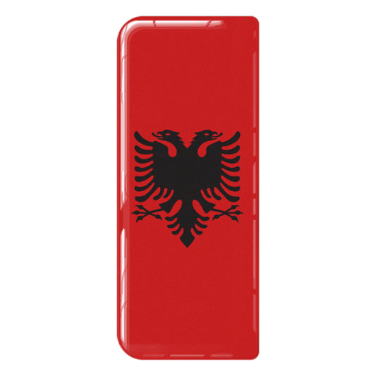 Albania 3D Gel Number Plate Flag Badge | Premium Show Edition