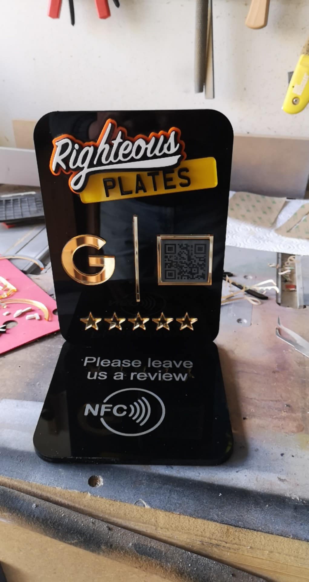 Custom Business Logo Show Plates | Premium Trade & Detailing Plates