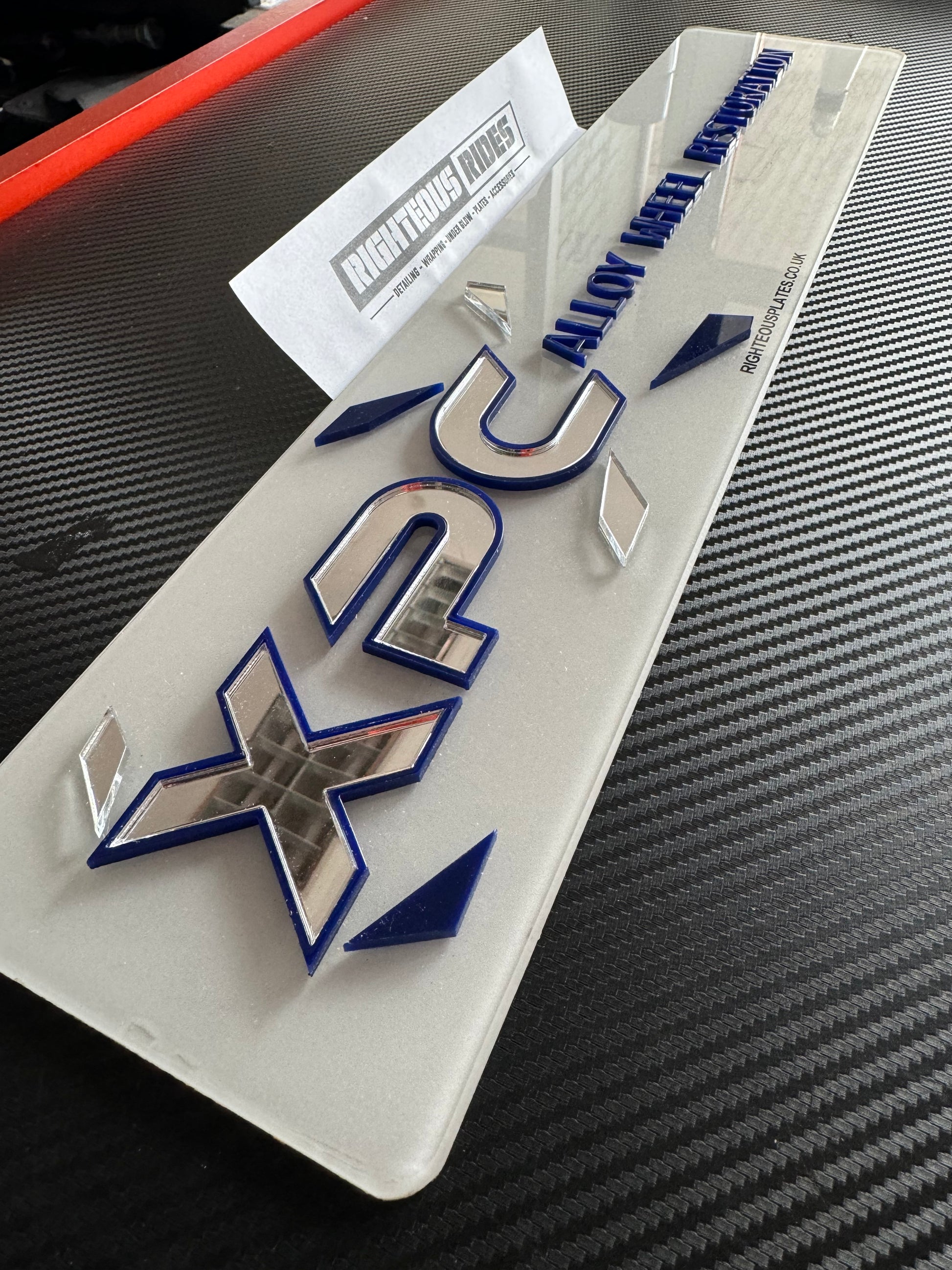 Custom Business Logo Show Plates | Premium Trade & Detailing Plates