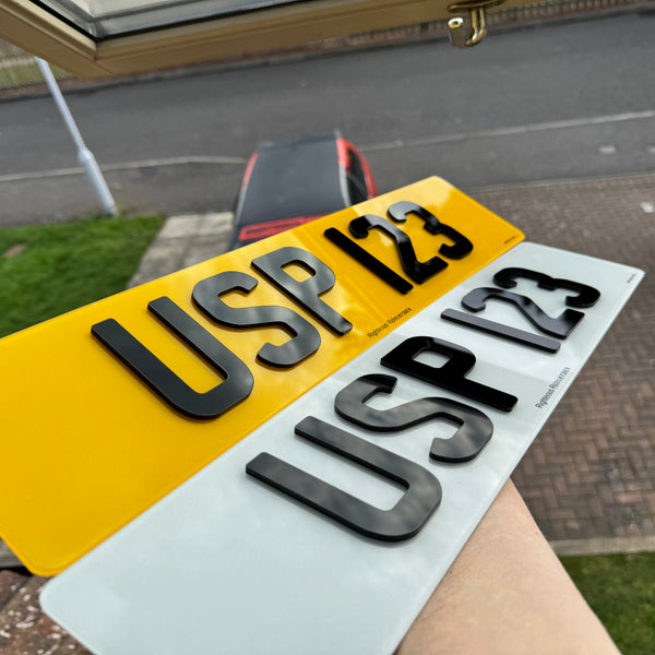 Legal 4D 3mm Acrylic Plates