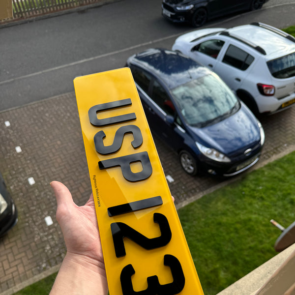 Legal 4D 3mm Acrylic Plates