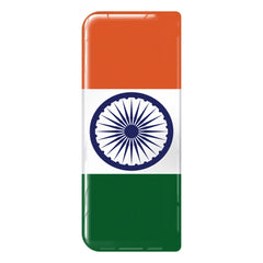 India 3D Gel Number Plate Flag Badge | Premium Show Edition
