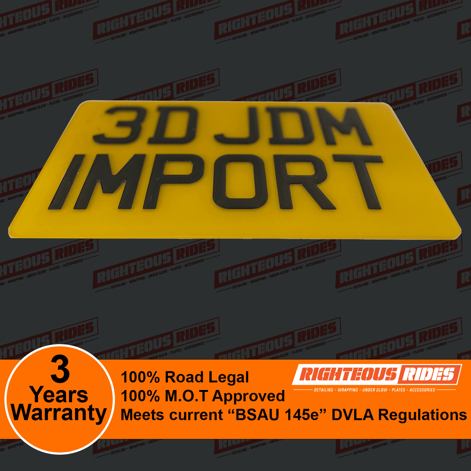 Japanese (JDM/Jap) Plates 3D Gel dDigits