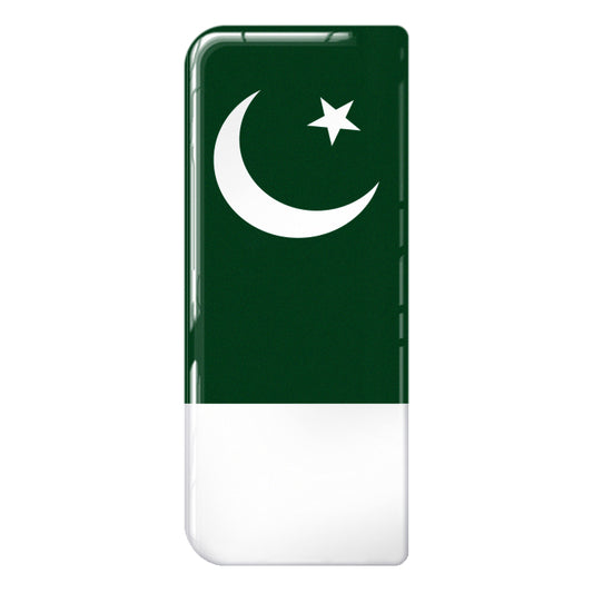Pakistan 3D Gel Number Plate Flag Badge | Premium Show Edition