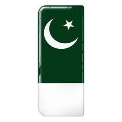 Pakistan 3D Gel Number Plate Flag Badge | Premium Show Edition