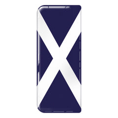 Scotland Saltire (Full Flag) 3D Gel Number Plate Flag Badge | Premium Show Edition