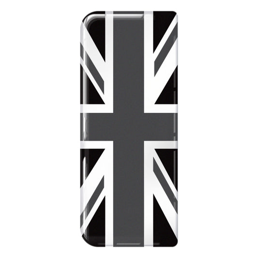Union Jack (Stealth Black & White) 3D Gel Number Plate Flag Badge | Premium Show Edition