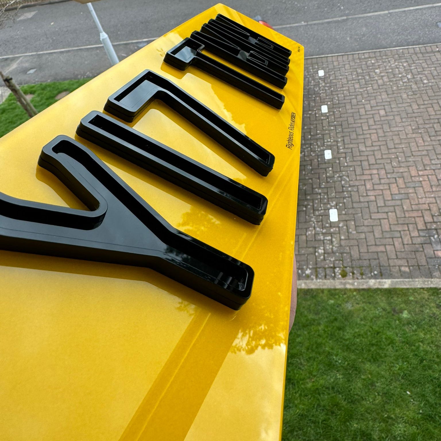 4D Ghost 6mm Acrylic Number Plates (Standard Size) | 100% Road Legal