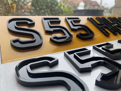 4D Ghost 6mm Acrylic Number Plates (Standard Size) | 100% Road Legal