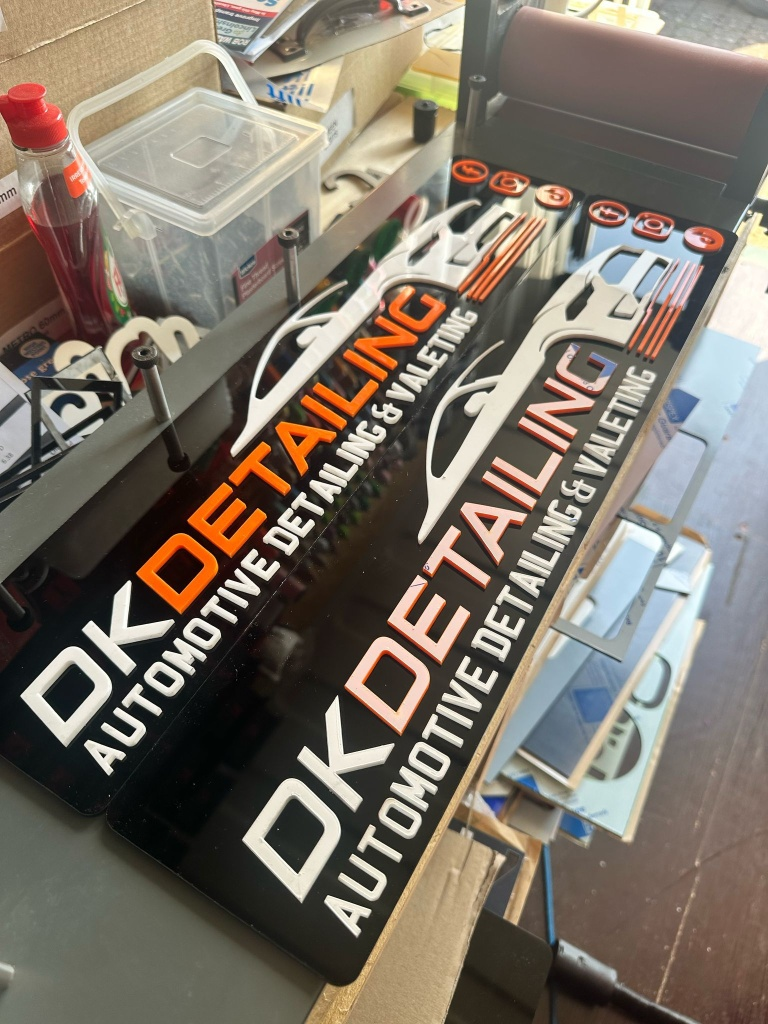 Custom Business Logo Show Plates | Premium Trade & Detailing Plates