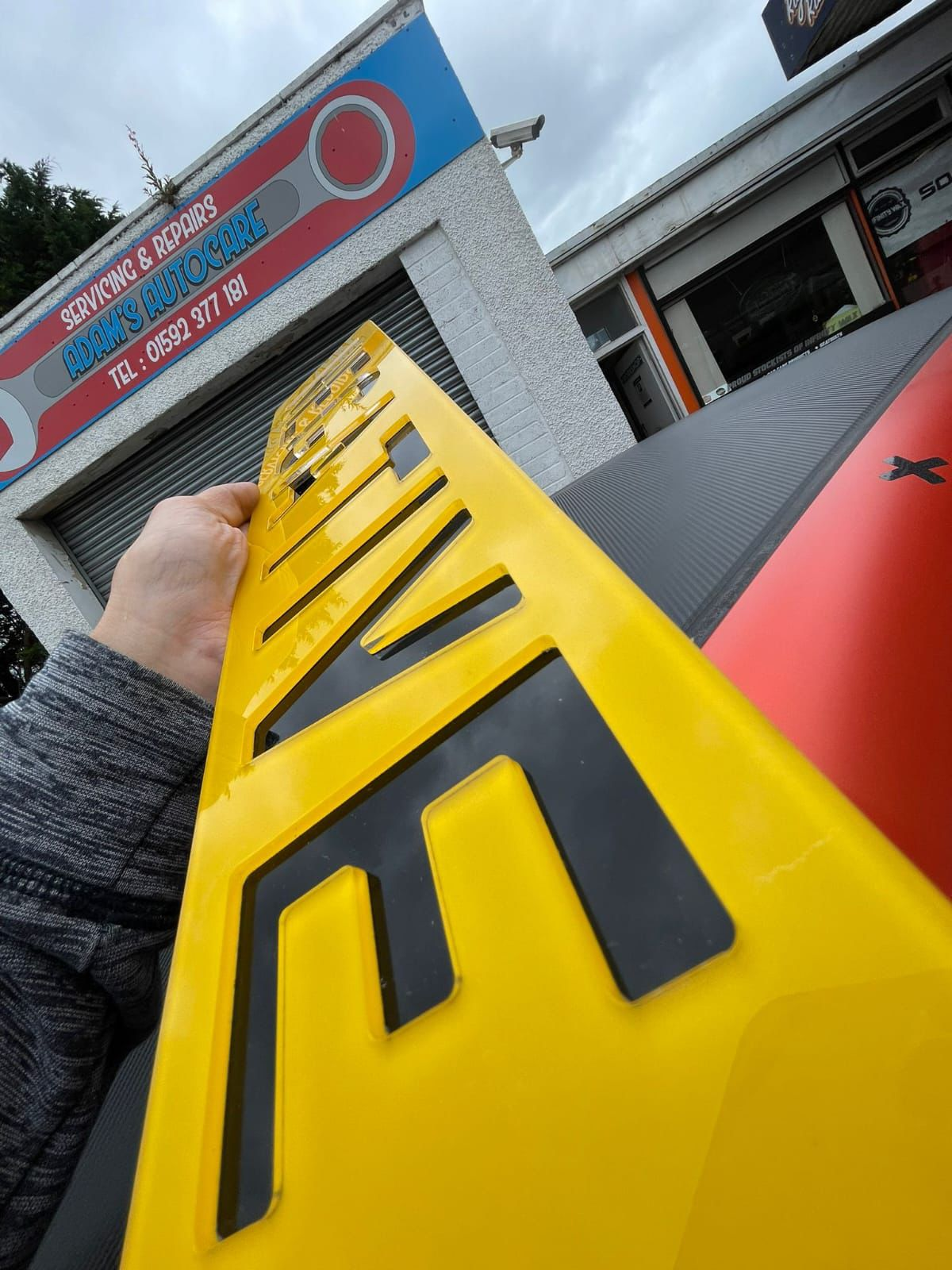 4D Gloss Negative Number Plates (Standard Size) | 100% Road Legal