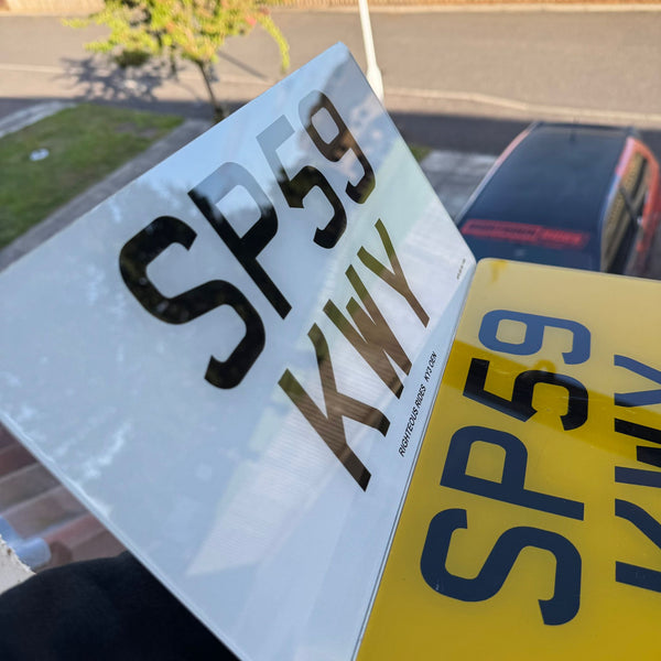 Printed JDM / US Import Number Plates (13" x 6.5") | 100% Road Legal