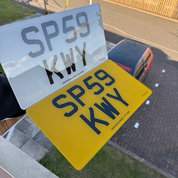 Printed JDM / US Import Number Plates (13" x 6.5") | 100% Road Legal