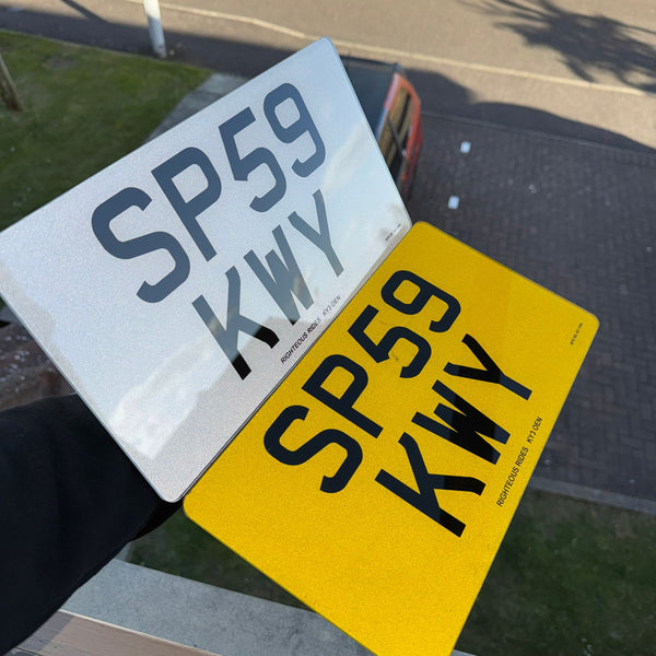 Printed JDM / US Import Number Plates (13" x 6.5") | 100% Road Legal