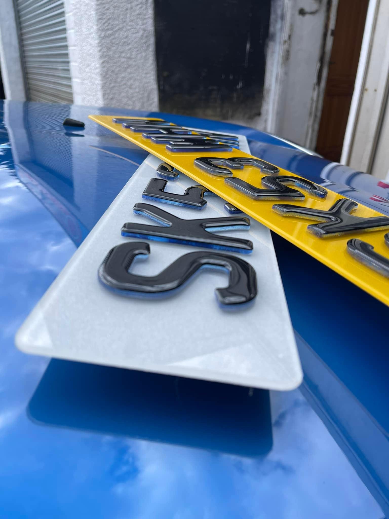 BLUE NEON 4D / 4D Gel – Righteous Plates