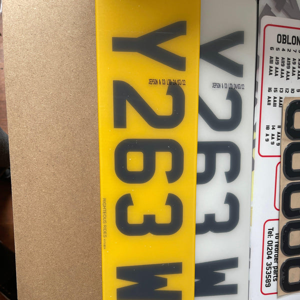 Standard Printed Plates